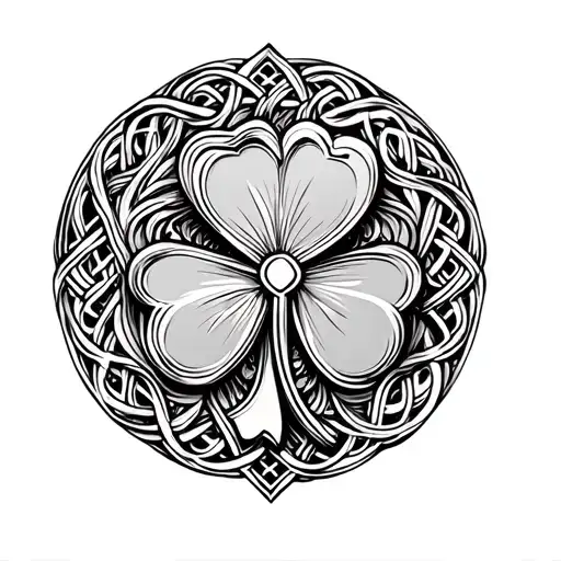 Feminine Celtic Shamrock