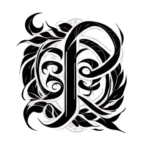 Writing With Filipino Tribal Design Inside Letters