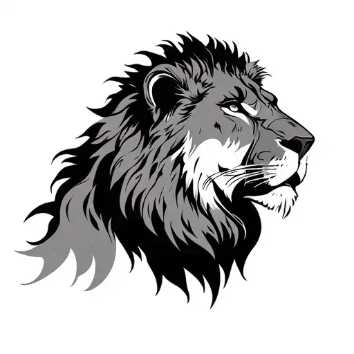 Minimalist Lioness Queen