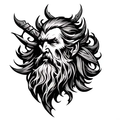 Norse Style Design For Sleeve