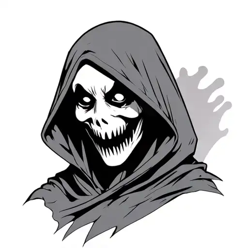 Hooded Ghost No Mouth