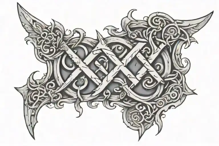 Rune Viking Force Protection Courage Puissance Rage