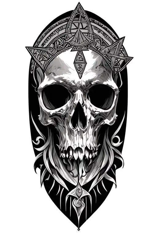 Secret Templat Imagery Tattoo Design Featuring