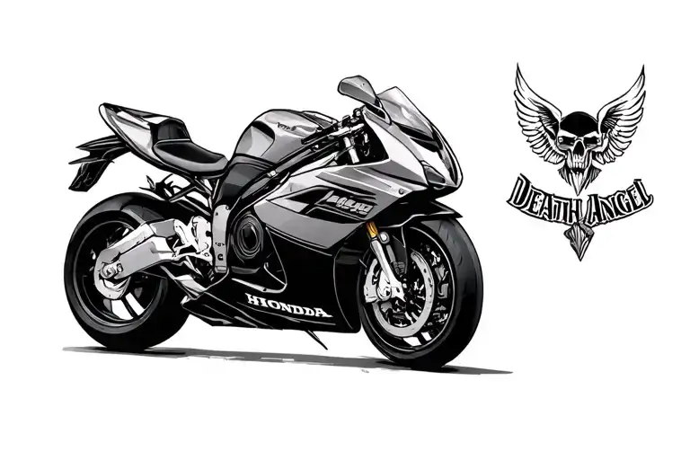Honda Vtr1000 Superhawk And Death Angel