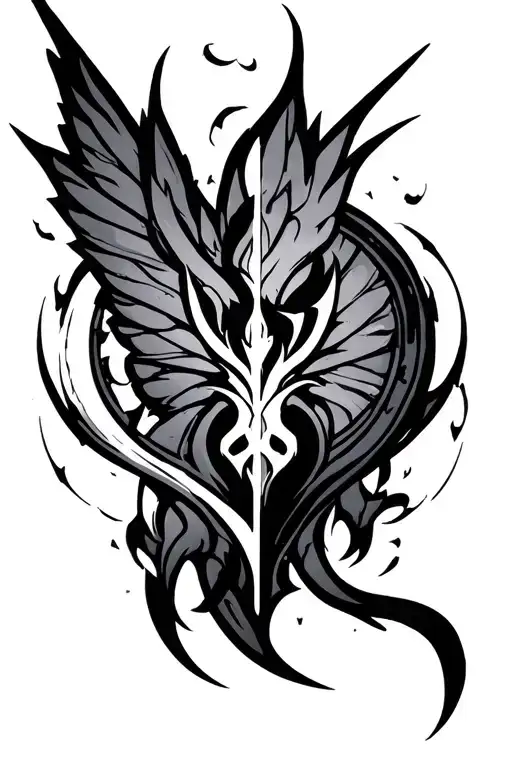 Fairy Tail Emblem Merged With Cyber Sigilism