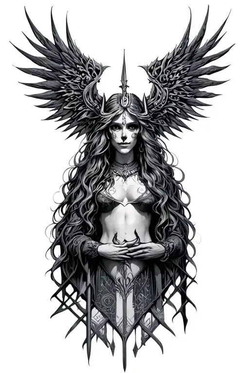 Goddess Hel Nordic Godess Of Death