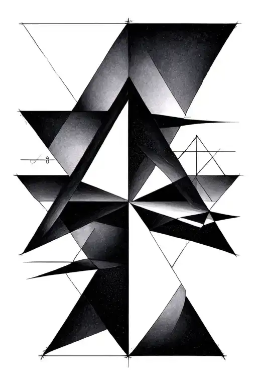 Abstract Triangles And Math