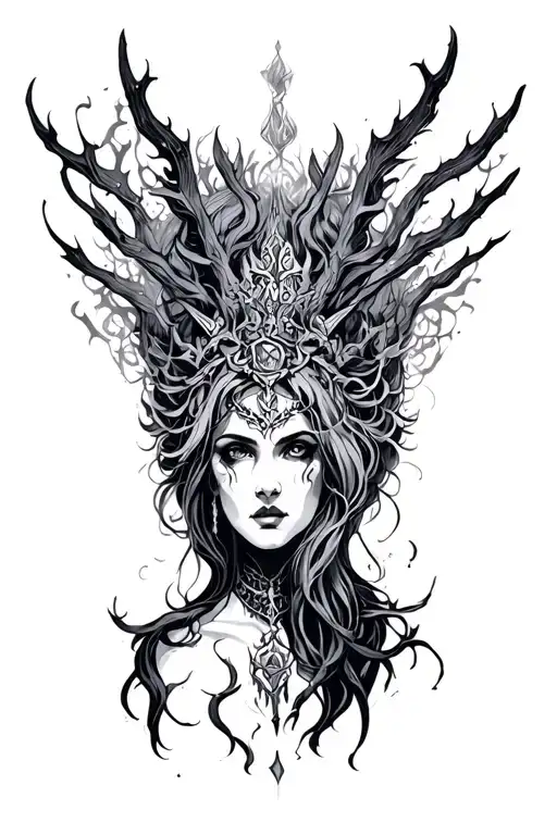 Goddess Hel Queen Of The Underworld