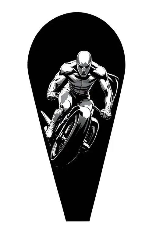 Silver Surfer Riding