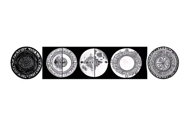 Aztec Moon Phases