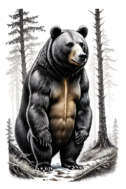 Bear In The Woods 2 Adults