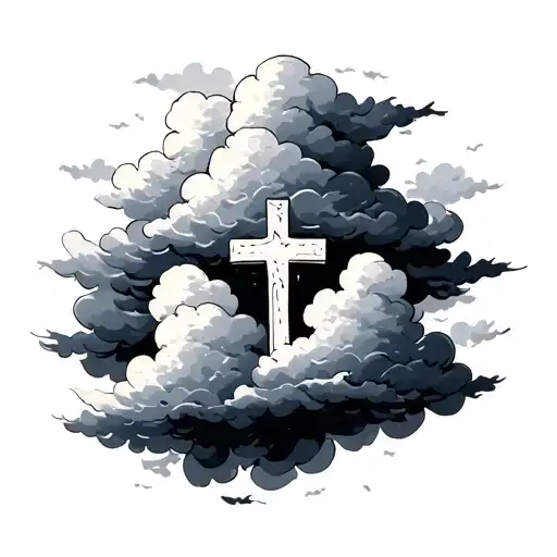 Clouds With Cross