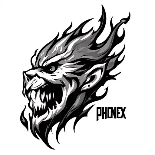 Fire Phoniex With An Esports