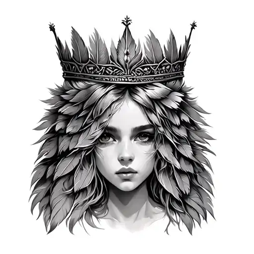 Feather Crown Held