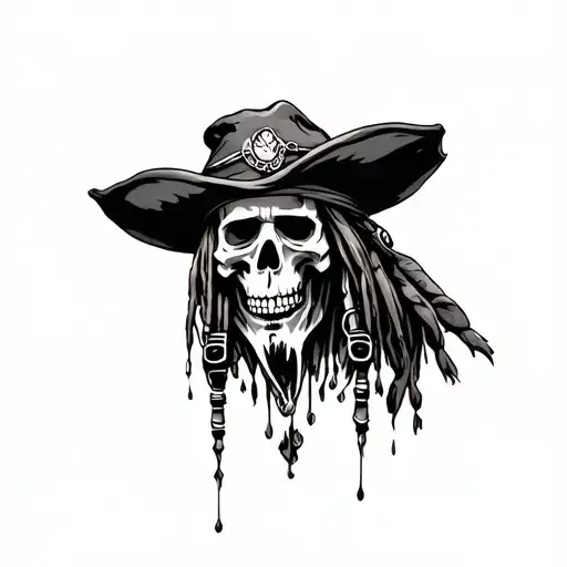 Jack Sparrow Skull Scuba Diver