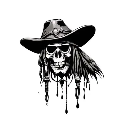 Jack Sparrow Skull Scuba Diving Mask