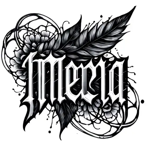Tattoo For Name Meera In Morse Code Pattern Forming