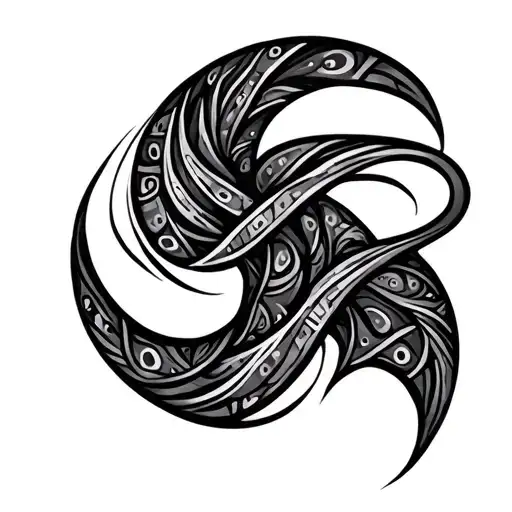 Tattoo For Name Meera In Morse Code Flowing