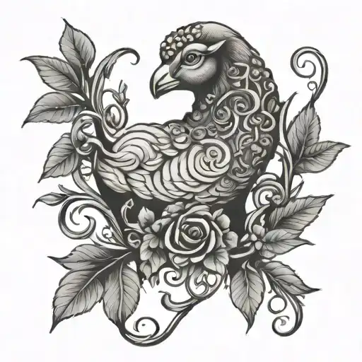 Vine With Lamb And Dove