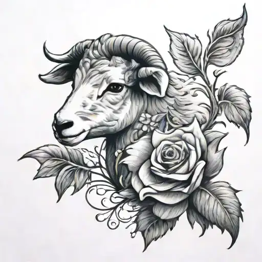 Vine On Arm With Lamb