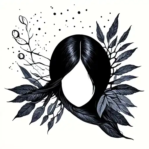 Aquarius Introvert Minimalist Tattoo No Face