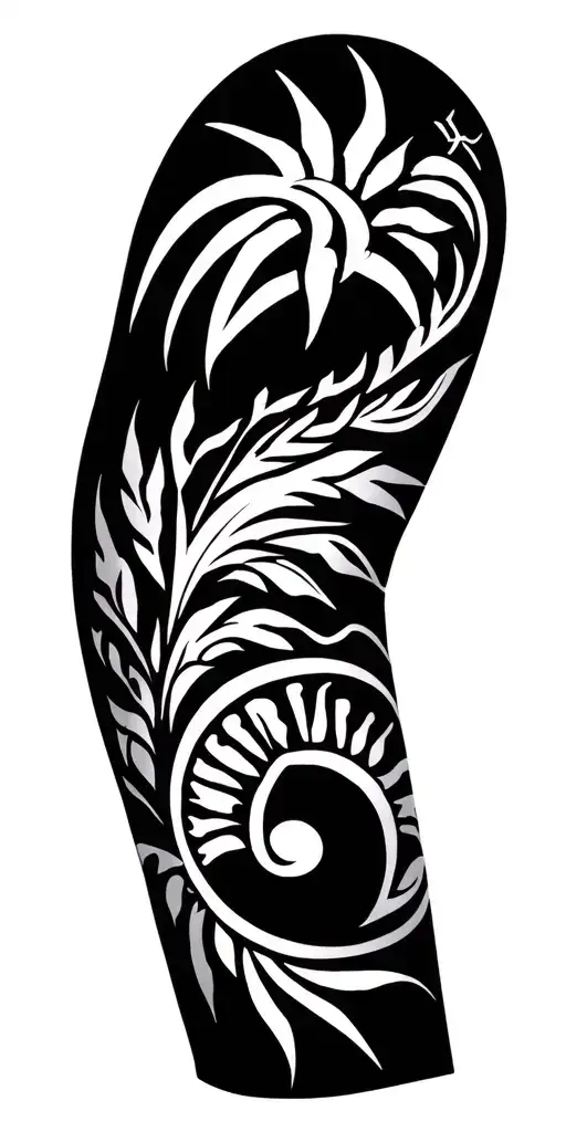 Taino Tribal Sleeve