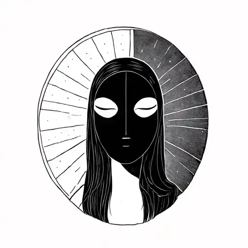 Introvert Minimalist Tattoo No Face