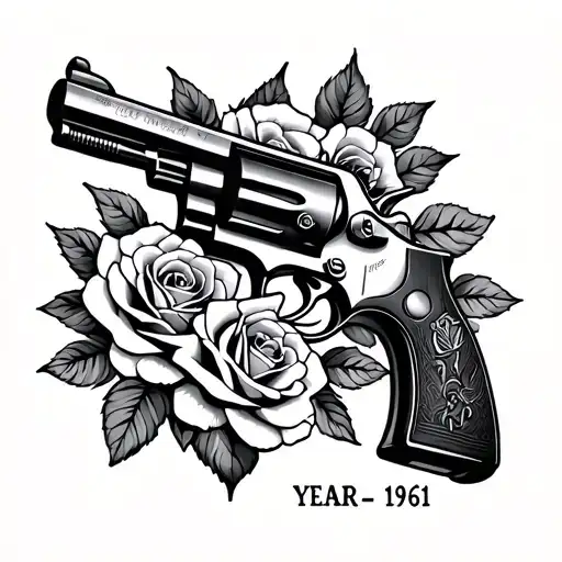 Gun With Roses Year 1961
