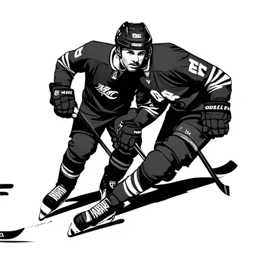 Father And Son Ice Hockey