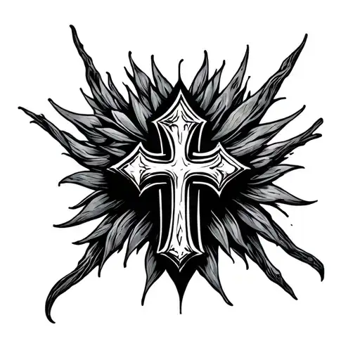 Cross Tattoo Design