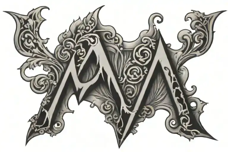 Hearth Beats With Alphabet M