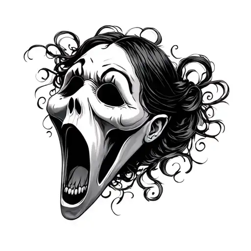Alice In Wonderland Theme Scream Mask