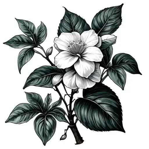 Vining Pothos With Flowers