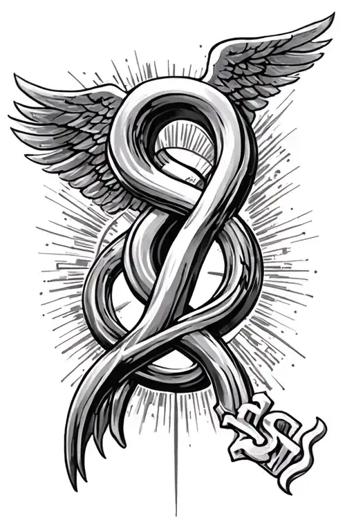 Led Zeppelin And Autism Infinity Symbol