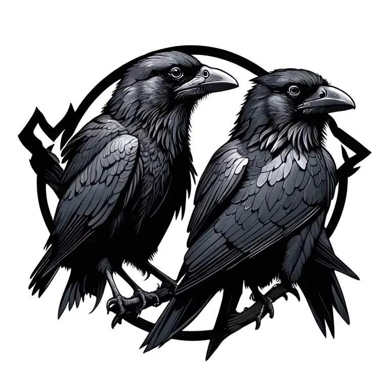 2 Ravens Nordic Hugin Munin