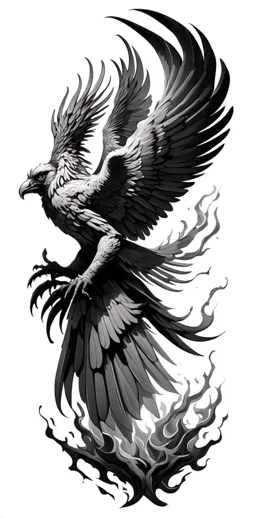 Phoenix Rising From The Ashes