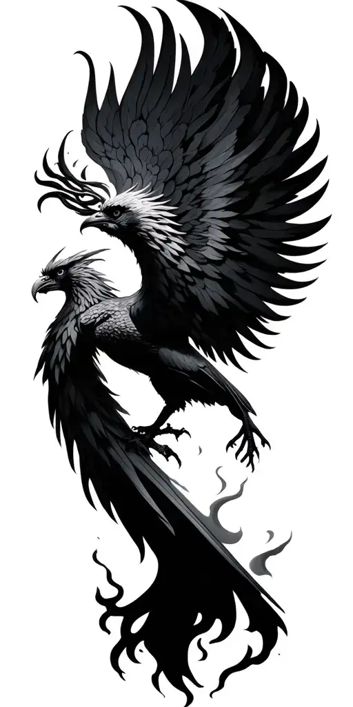 Phoenix Rising From The Ashes