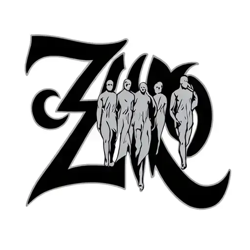 Zia Symbol Made Of Fathers With The Word Zyanah In It