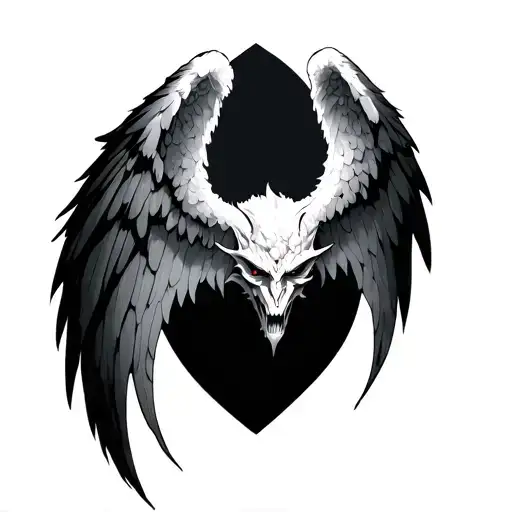 Demon And Angel Wings