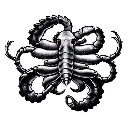 Pieces And Cancer Zodiac Sign Intertwined