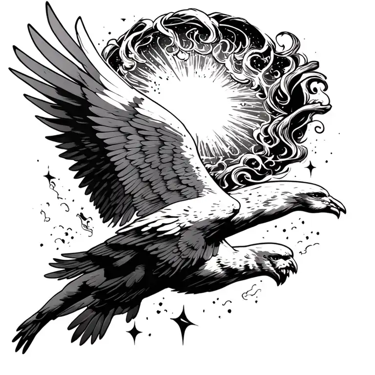 Icarus Flying Towards