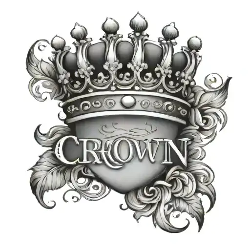 Name And Crown Adorned