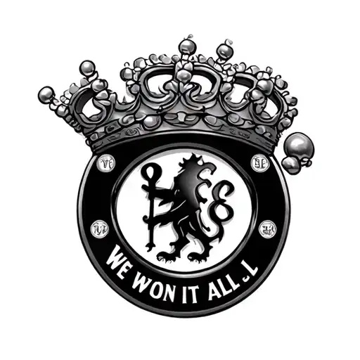 Chelsea Tattoo With The Words We Won It All