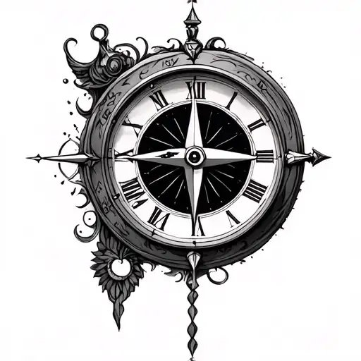 Clock And Compass
