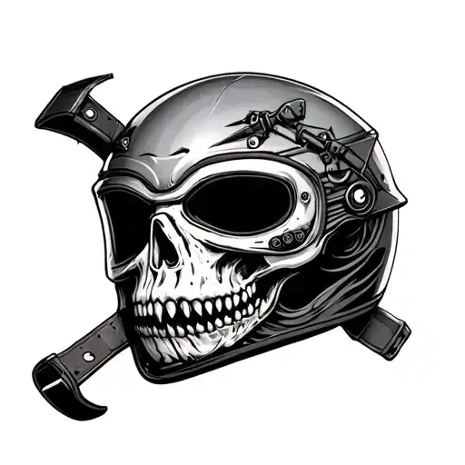 Horror Motorcycle Helmet