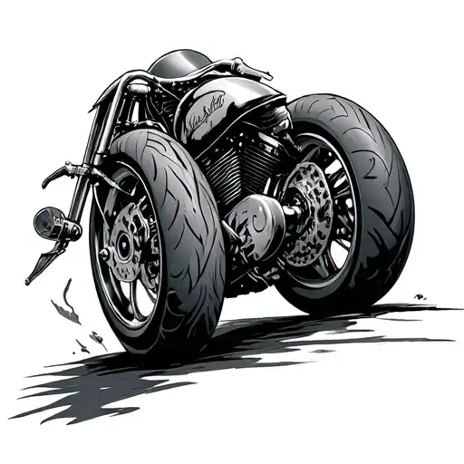 Horror Motorcycle Wheel