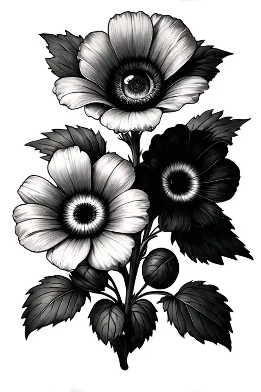 Violets Black Eyed Susan