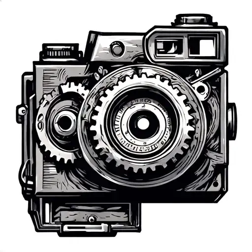 Clockwork Gears Movie Camera