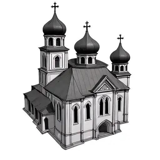 Church With Domes