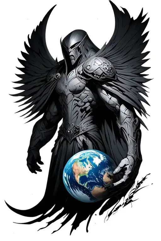 Destiny 2 Titan Holding The Earth